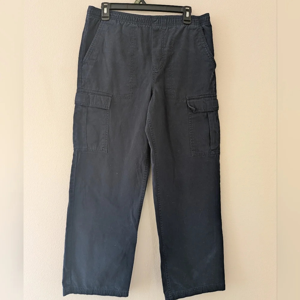 Vintage Canyon River Blues Navy Cotton Cargo Pants Women's size XL